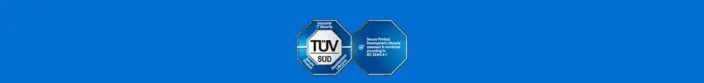 TÜV SÜD Industrial IT Security Zertifikat TÜV SÜD Zertifizierung für sichere Produktentwicklung und industrielle IT-Sicherheit, IEC 62443-4-1 konform.