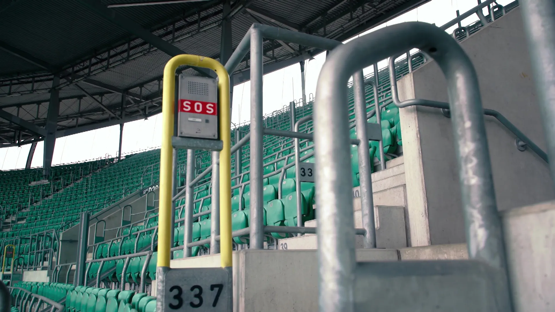 SOS intercom for emergency and safety communication in stadium