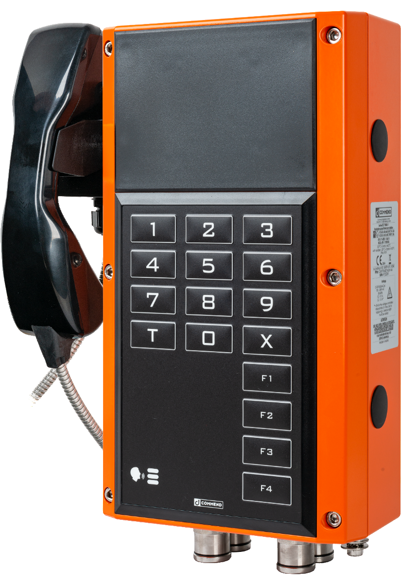 Digital Intercom stations for explosive environments EX 7504D 2 AC H